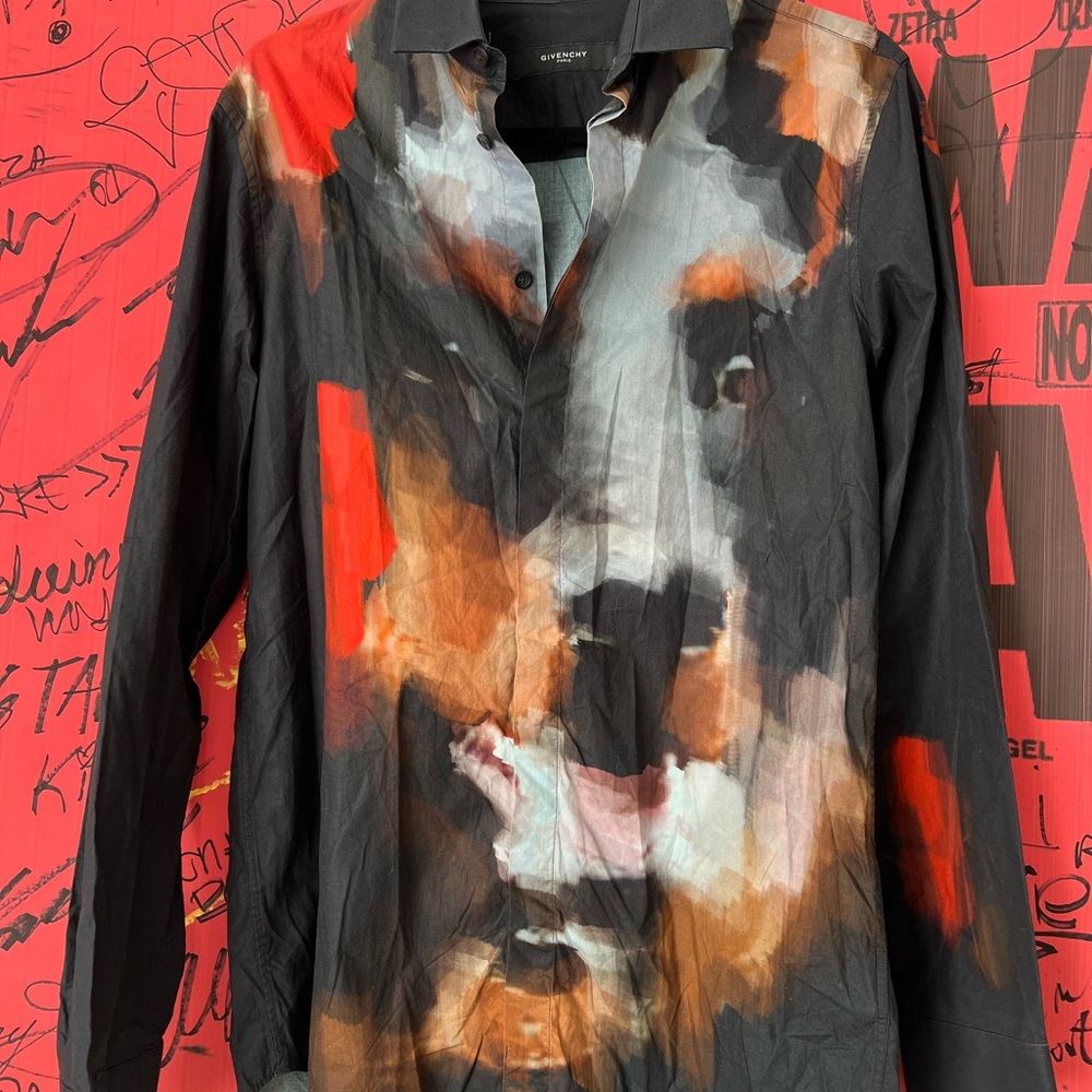 Givenchy Tisci Rottweiller Button Down